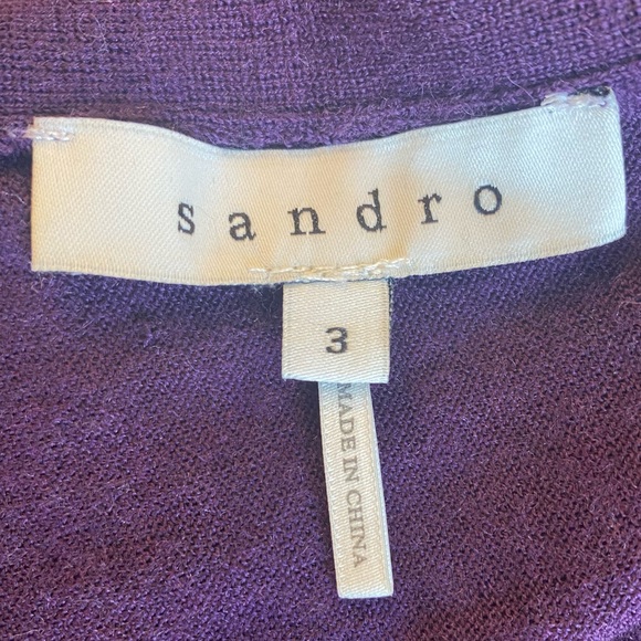 Sandro Cashmere Blend Sweater with Low-Cut Back - Picture 7 of 11